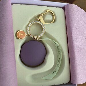 Beautiful Purple Macaron bag charm/key chain from Ladurée Paris
